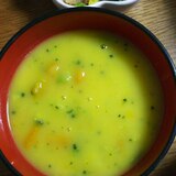 ブロッコリーとかぼちゃのスープ